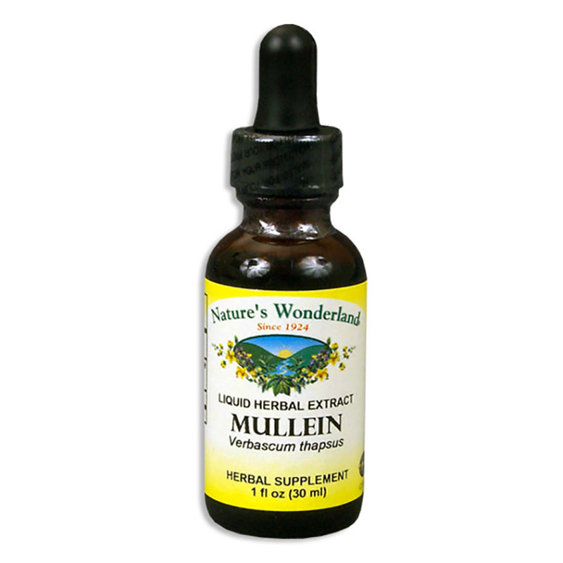 Mullein Leaf Liquid Extract, 1 fl oz / 30ml (Nature's Wonderland)
