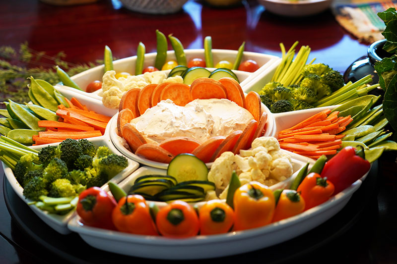 Raw Vegetable Plate