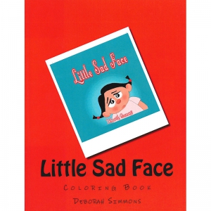 Little Sad Face Coloring Book Front