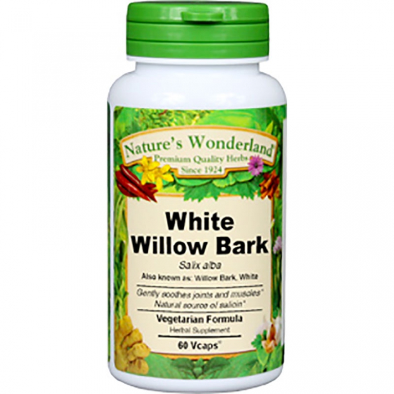 White Willow Bark Capsules 400 mg, 60 Vcaps